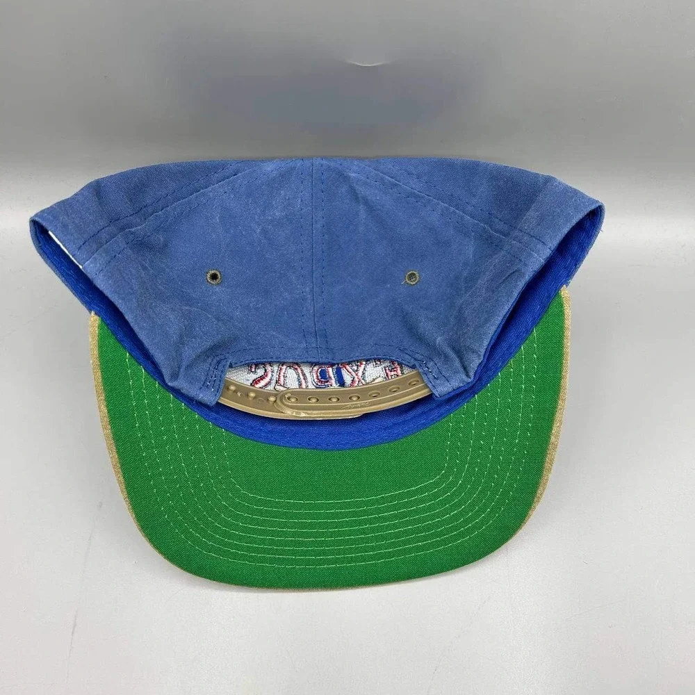 Vintage Montreal Expos Hat Men Blue Brown Signatures MLB Snap Back Cap New